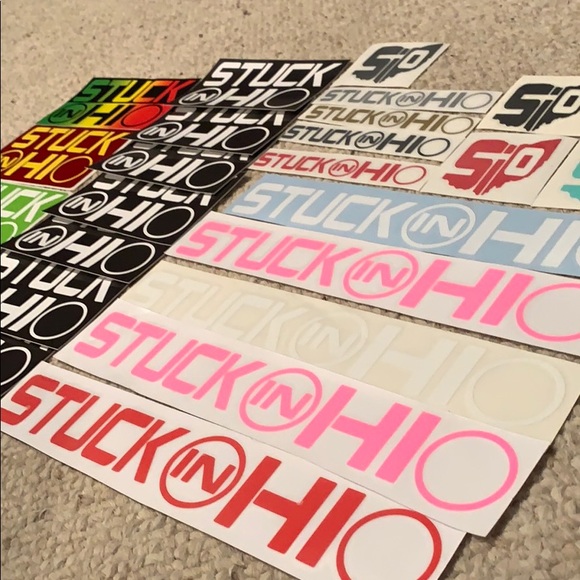 Stuck In Ohio Stickers - Picture 4 of 4